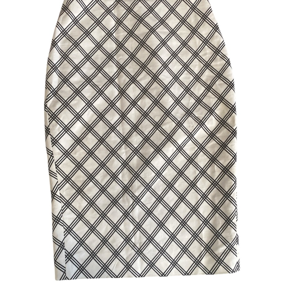 Express Black and White Plaid Pencil Skirt
